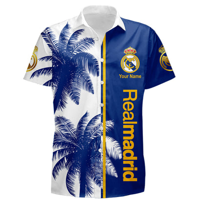 Personalized Real Madrid Tropical Hawaii Shirt Beach Short