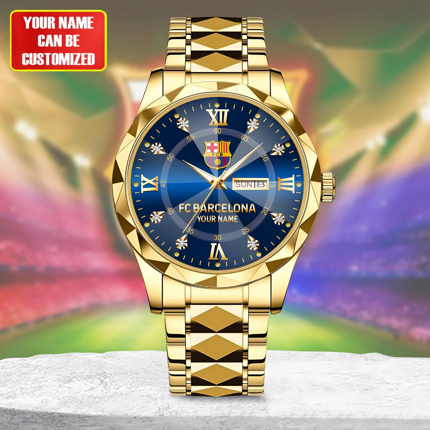 Personalized Barcelona FC Alloy Charley Watch V7