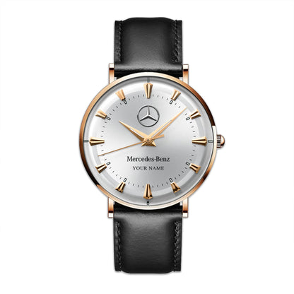 Personalized Merc Bonquest Leather Watch