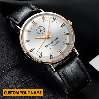 Personalized Merc Bonquest Leather Watch