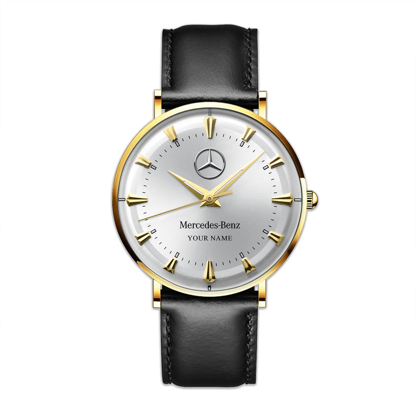 Personalized Merc Bonquest Leather Watch