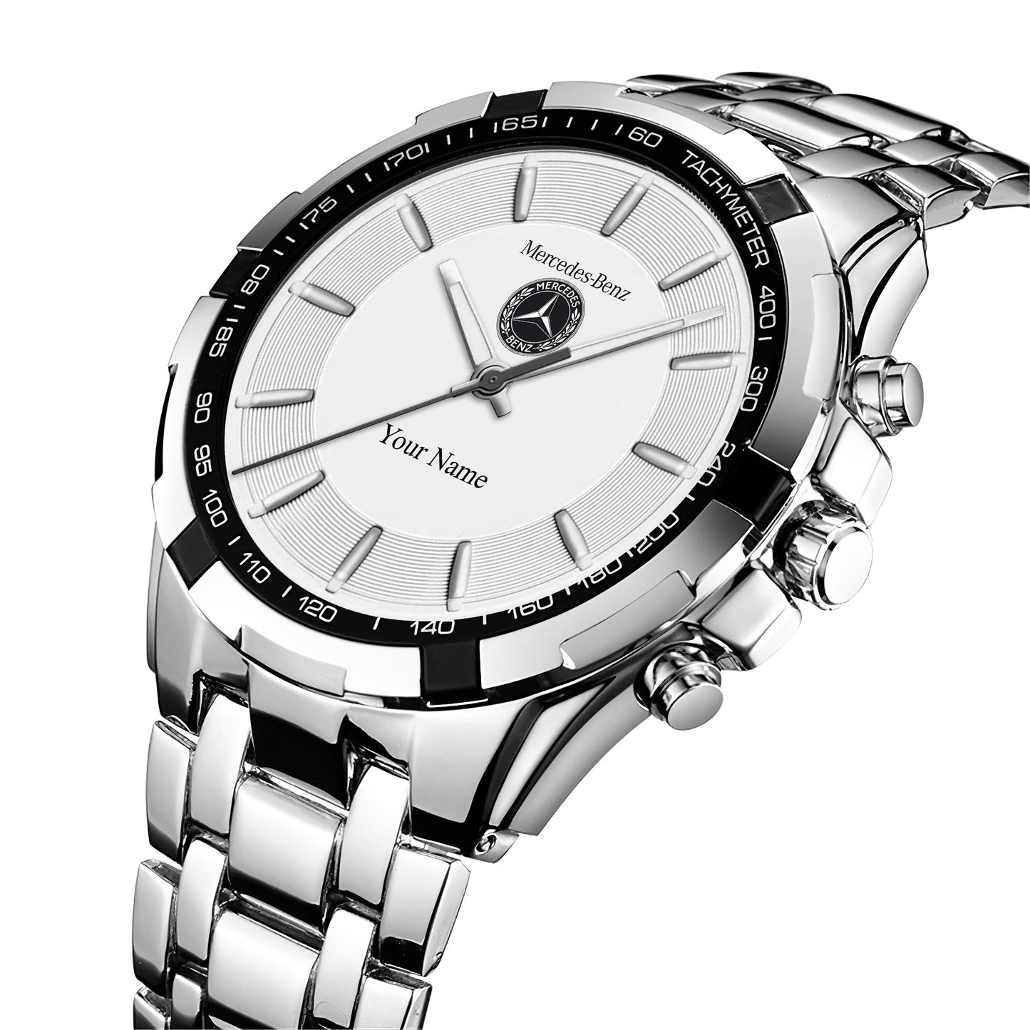 Personalized Merc Geneve Alloy Quartz Watch