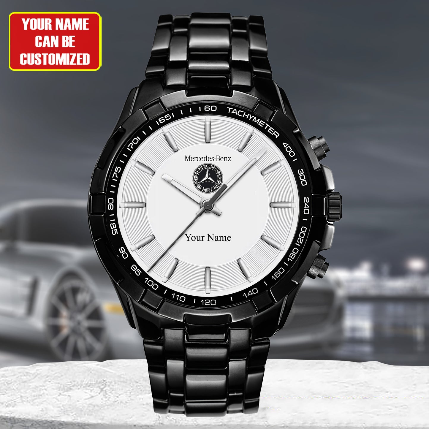 Personalized Merc Geneve Alloy Quartz Watch
