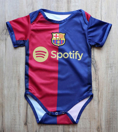 Customized Barca Soccer Jersey , Baby Rib Bodysuit Sizes