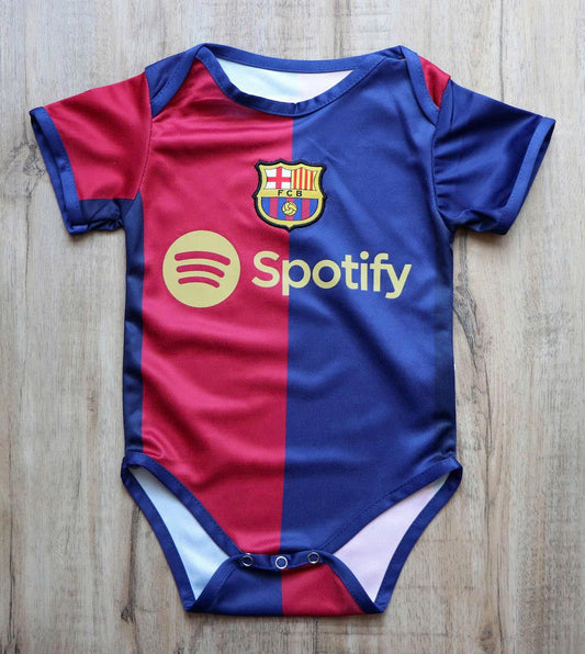 Customized Barca Soccer Jersey , Baby Rib Bodysuit Sizes