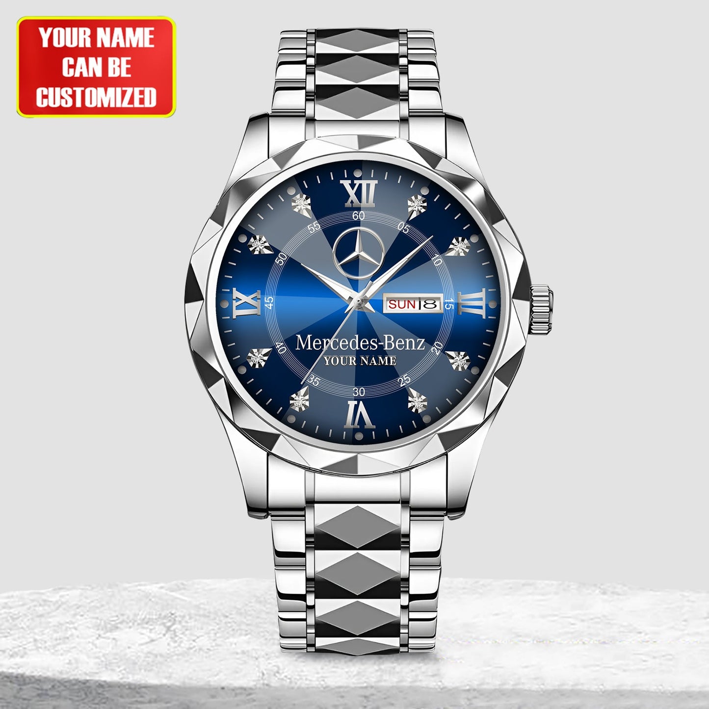 Personalized Merc Elegant Alloy Charley Watch