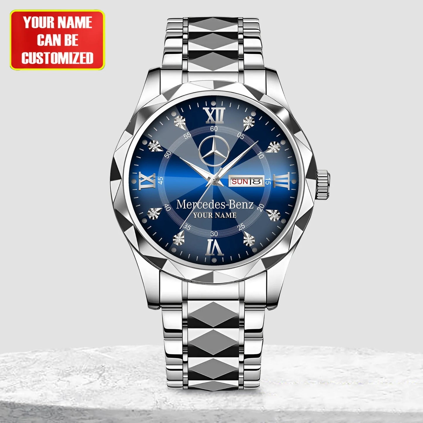 Personalized Merc Elegant Alloy Charley Watch