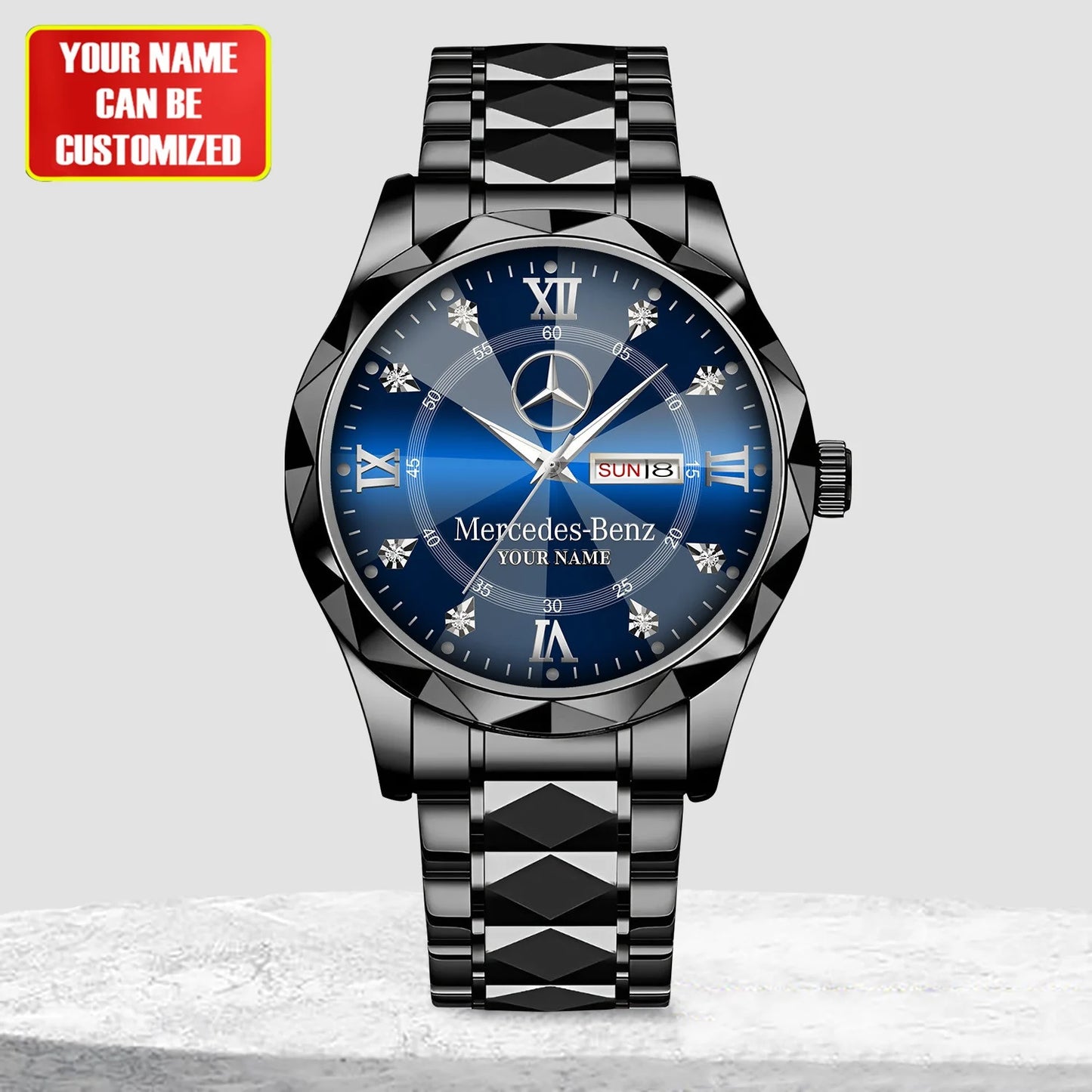 Personalized Merc Elegant Alloy Charley Watch