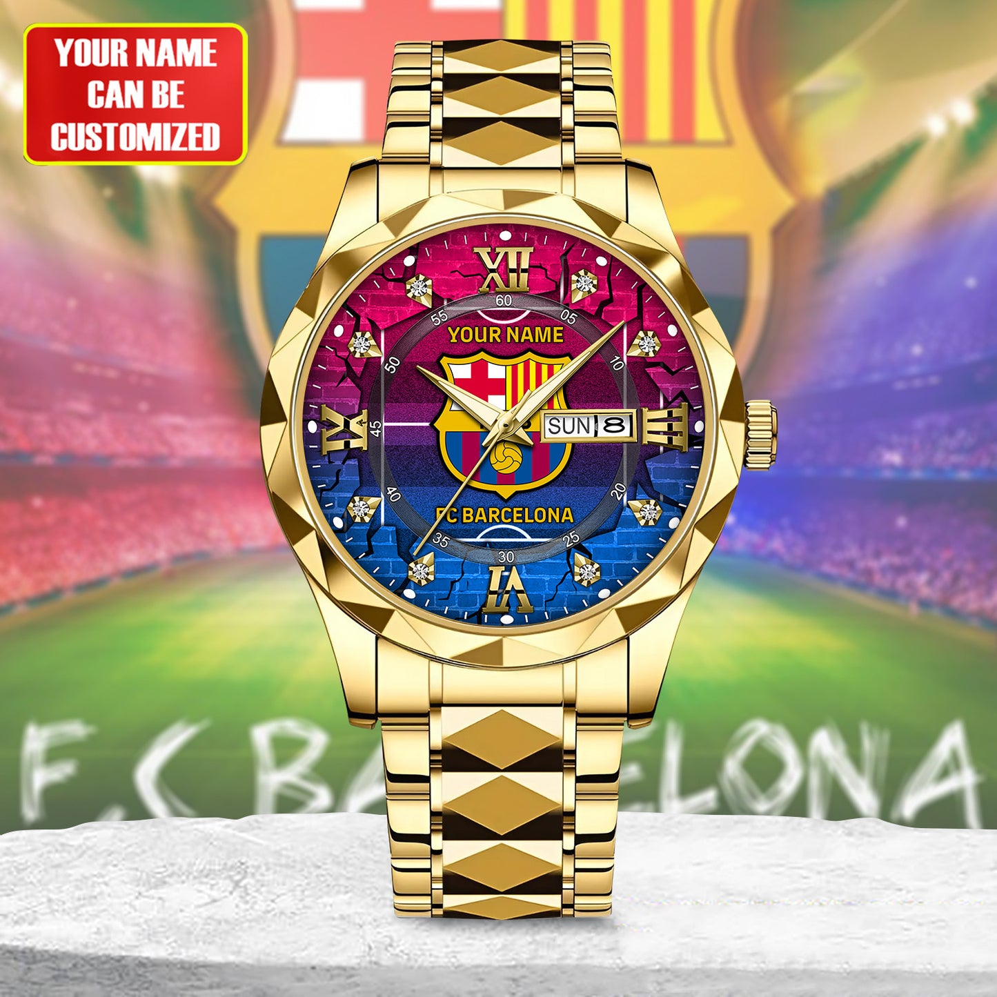Personalized Barca Sport Alloy Charley Watch