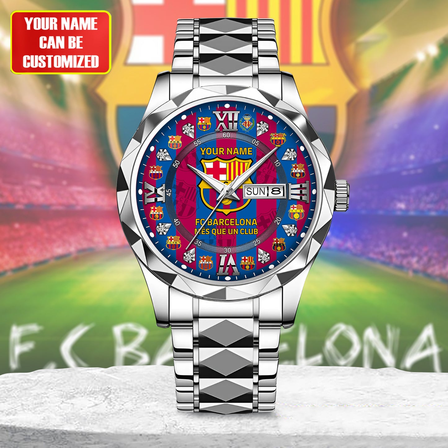 Personalized Barcelona FC Alloy Charley Watch V8