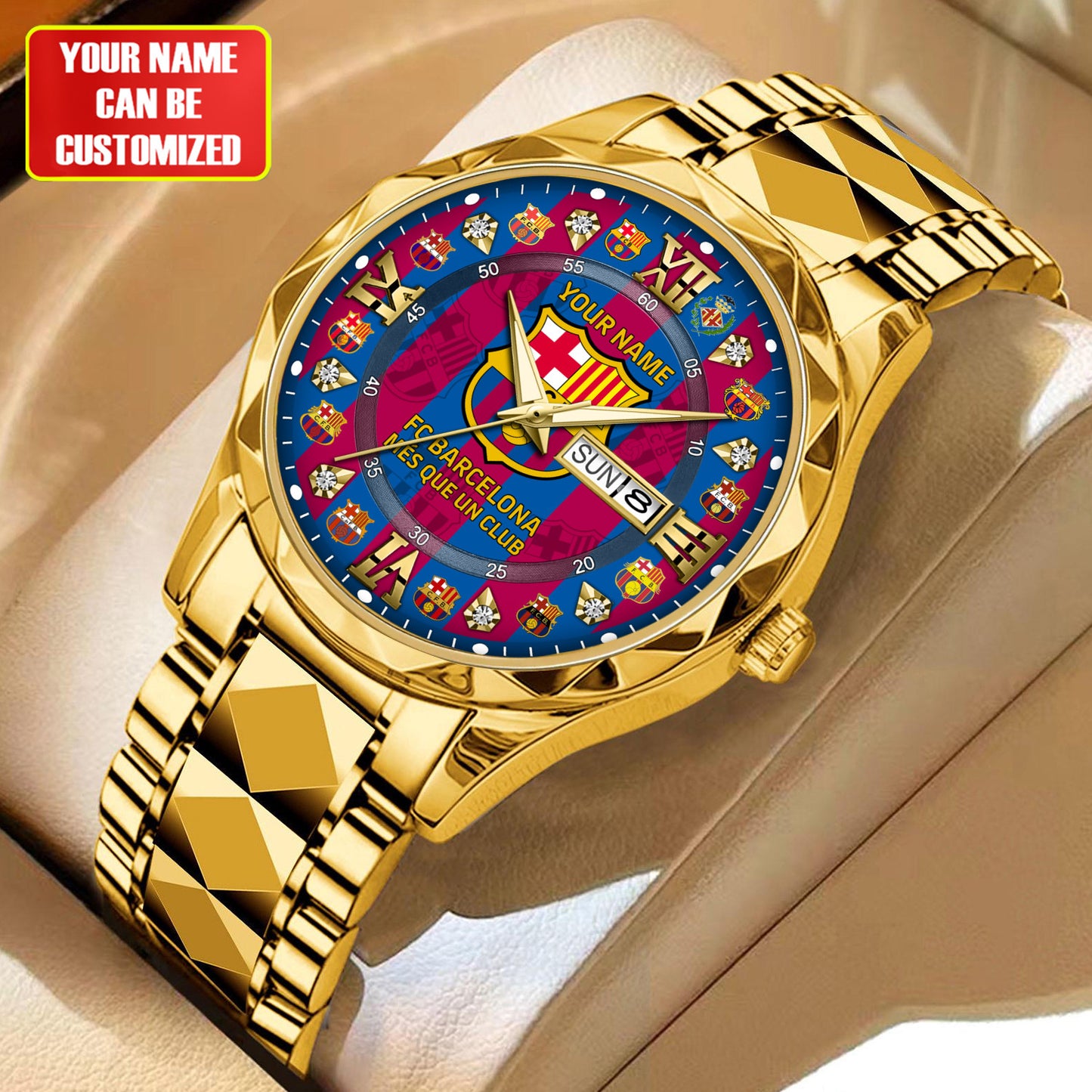Personalized Barcelona FC Alloy Charley Watch V8