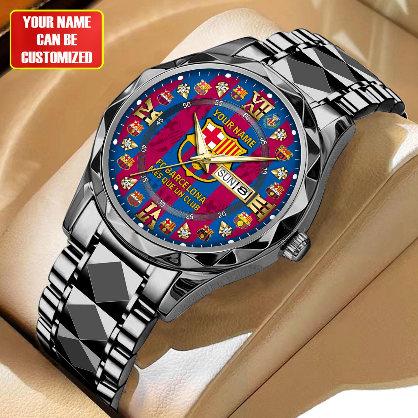 Personalized Barcelona FC Alloy Charley Watch V8