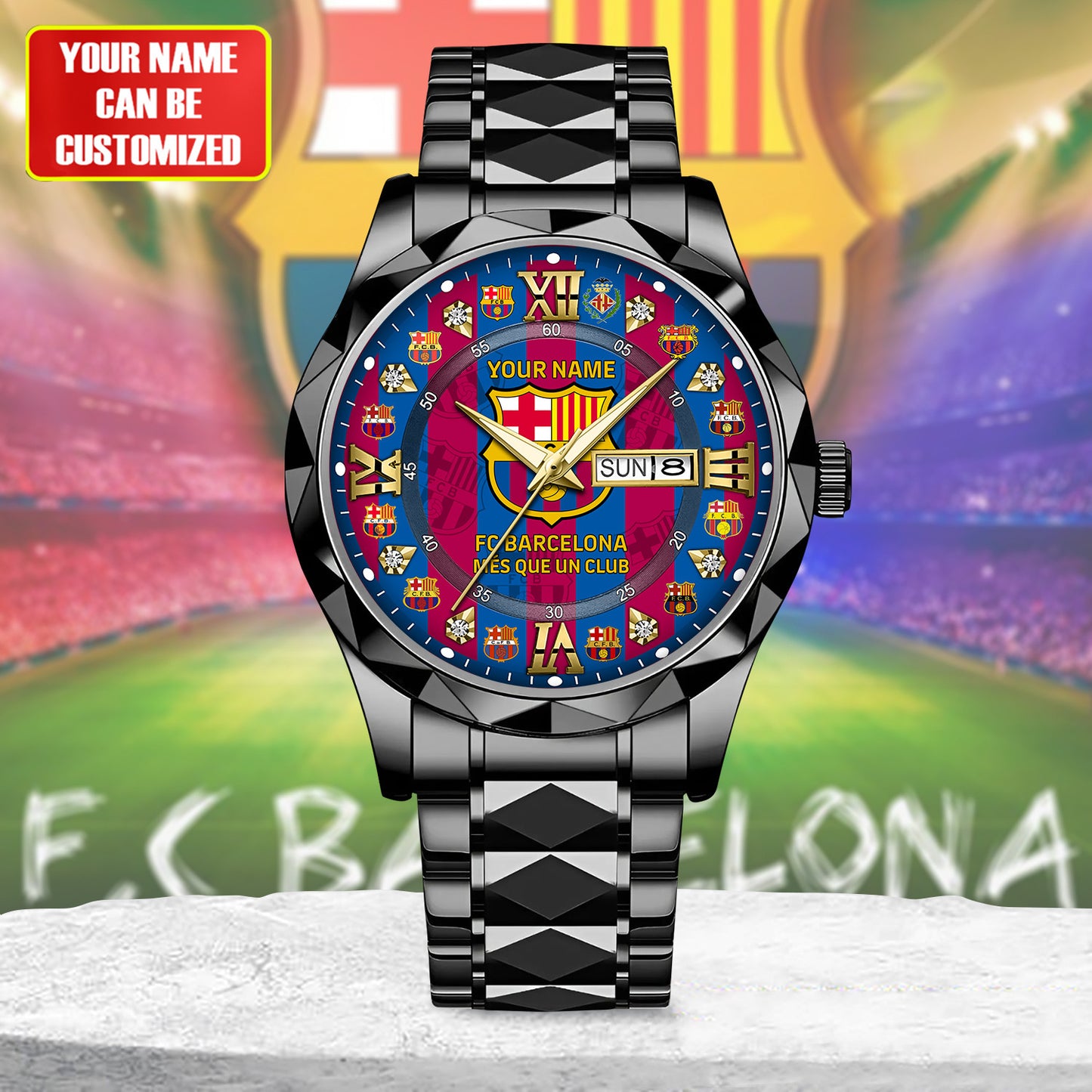 Personalized Barcelona FC Alloy Charley Watch V8