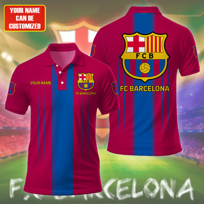 Personalized Barcelona FC 3D Full Printing Set , Barcelona FC Shirt , Barcelona Set , Zipper Polo, Hoodie , Short , Polo , hawaii V20