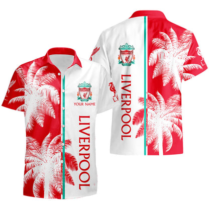 Personalized Liverpool Tropical Hawaii Shirt Beach Short