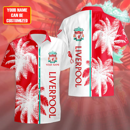 Personalized Liverpool Tropical Hawaii Shirt Beach Short