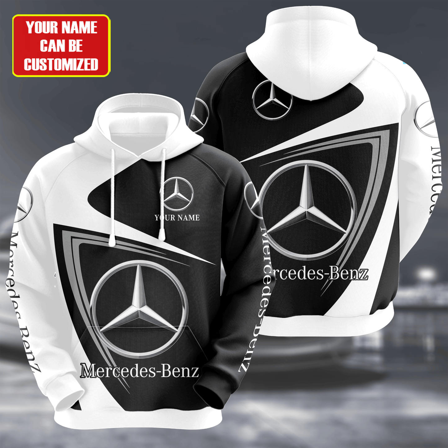 Personalized Merc 3D All over Printed Hoodie and Sweatpants set