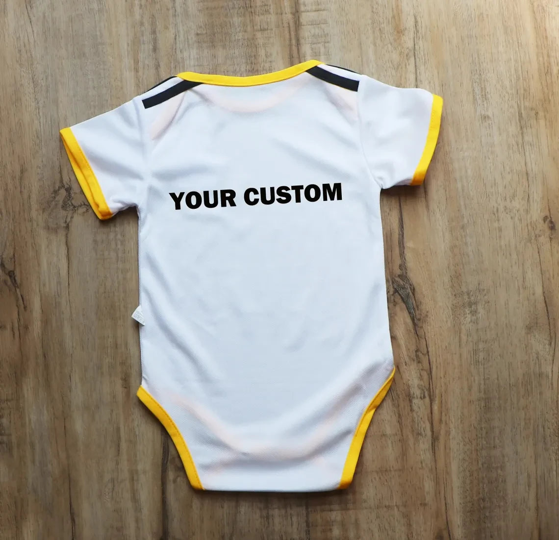 Customized Real Soccer Jersey , Baby Rib Bodysuit Sizes