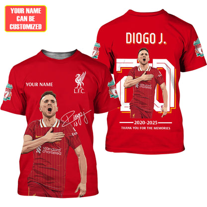 Personalized Liverpool Diogo J 3D Full Printing Set ,Liverpool Diogo J Shirt , Hoodie , Short , Polo ,hawaii