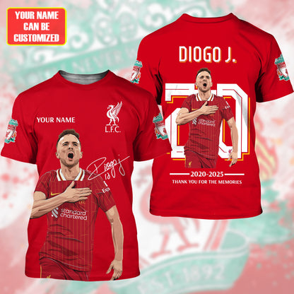 Personalized Liverpool Diogo J 3D Full Printing Set ,Liverpool Diogo J Shirt , Hoodie , Short , Polo ,hawaii