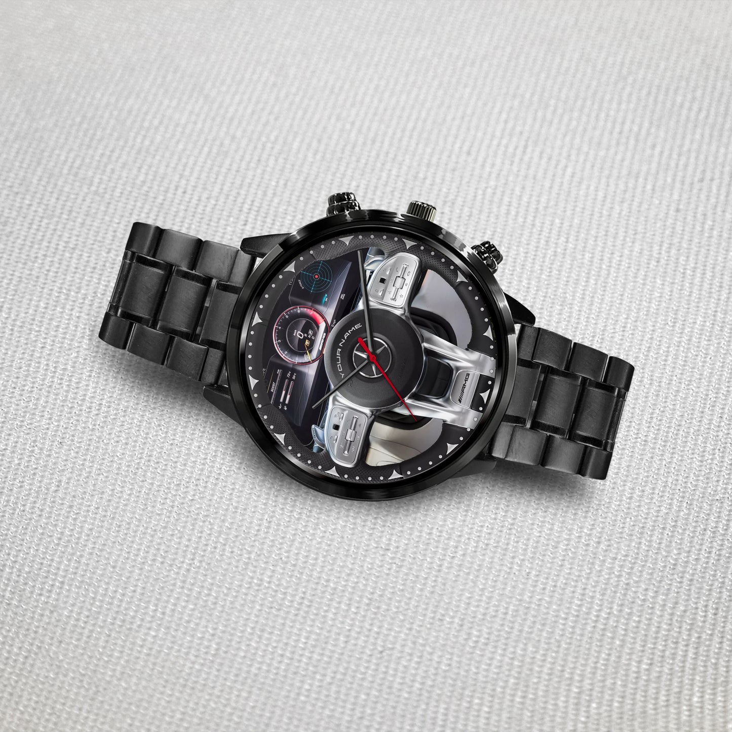 Personalized Merc G63 Cockpit Luxury Stainless Steel Watch