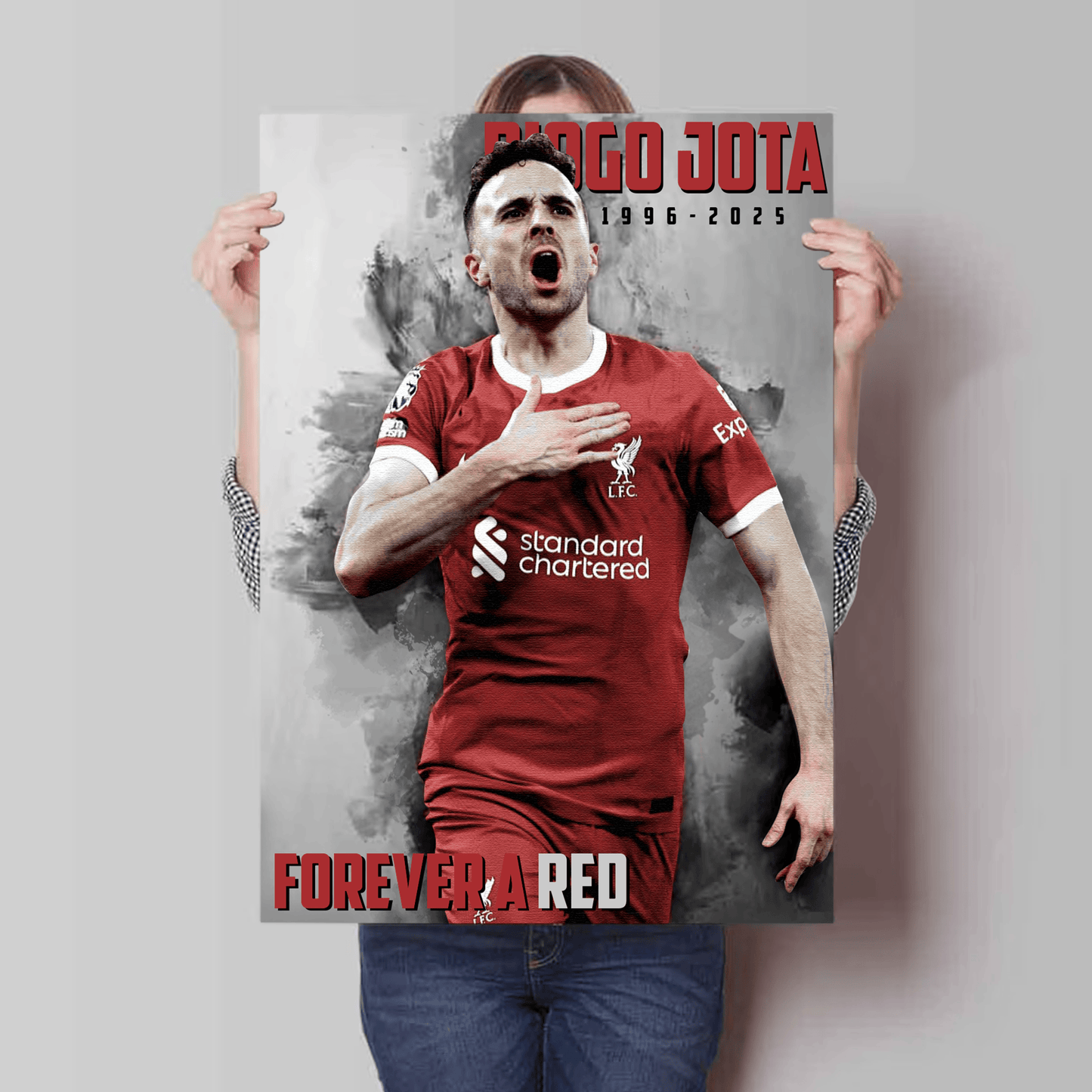 D.J Forever A Red LVP All Over Printed Canvas Poster P040703