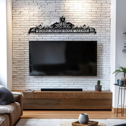 Youll Never Walk Alone Metal Wall Art, LVP Metal Wall Art , Decor Gift