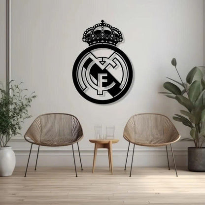 Real Metal Wall Art,Hala Madrid y nada mas Real , Metal Wall Home Decor