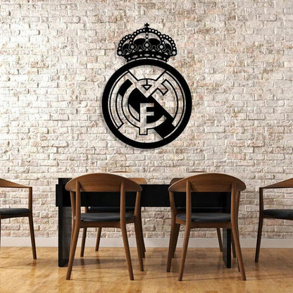 Real Metal Wall Art,Hala Madrid y nada mas Real , Metal Wall Home Decor