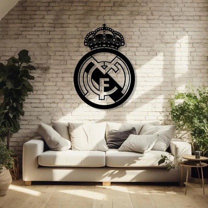 Real Metal Wall Art,Hala Madrid y nada mas Real , Metal Wall Home Decor