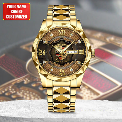 Personalized Pors Sport Luxury Alloy Charley Watch