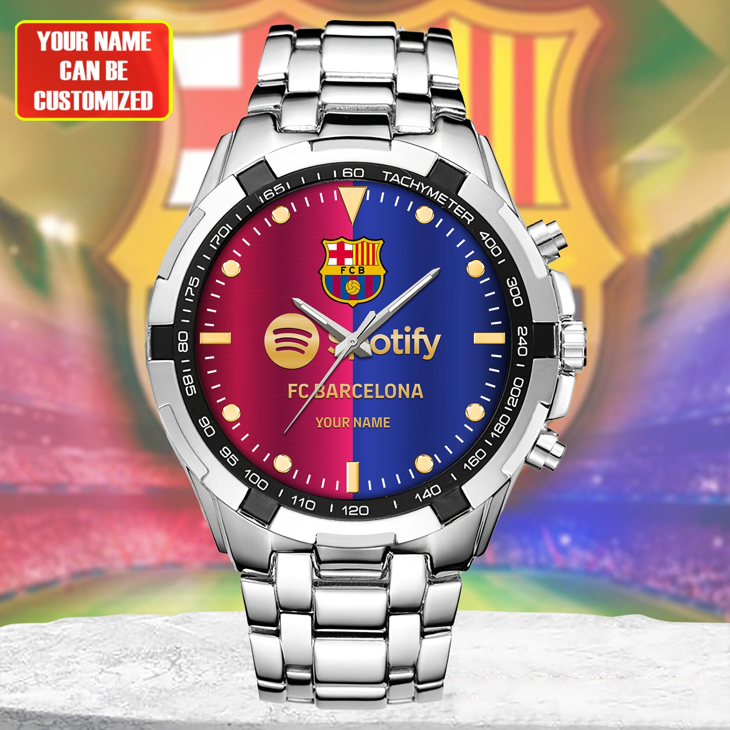 Personalized Barcelona Alloy Quartz Watch V3