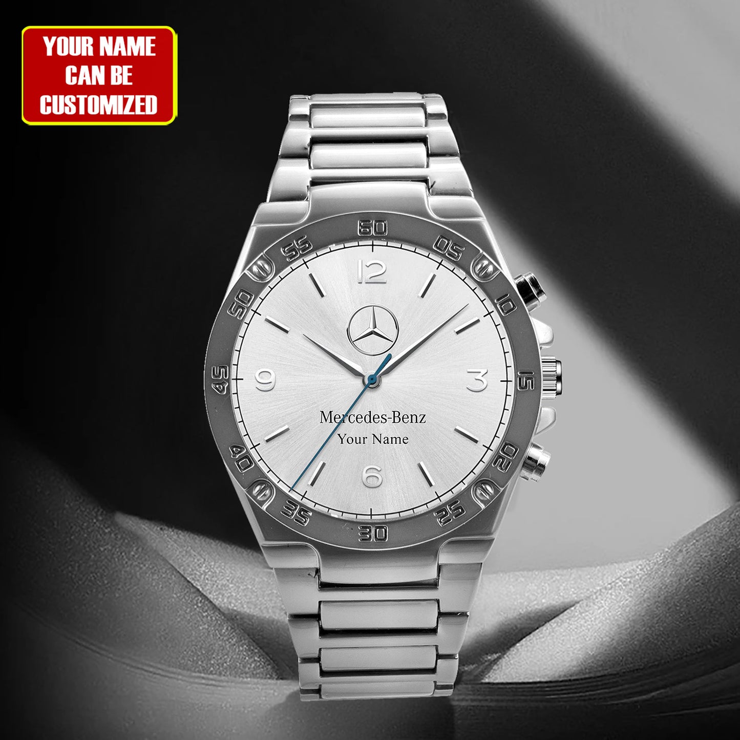 Personalized Merc Montblanc Luxury Dial Steel Watch Q280404