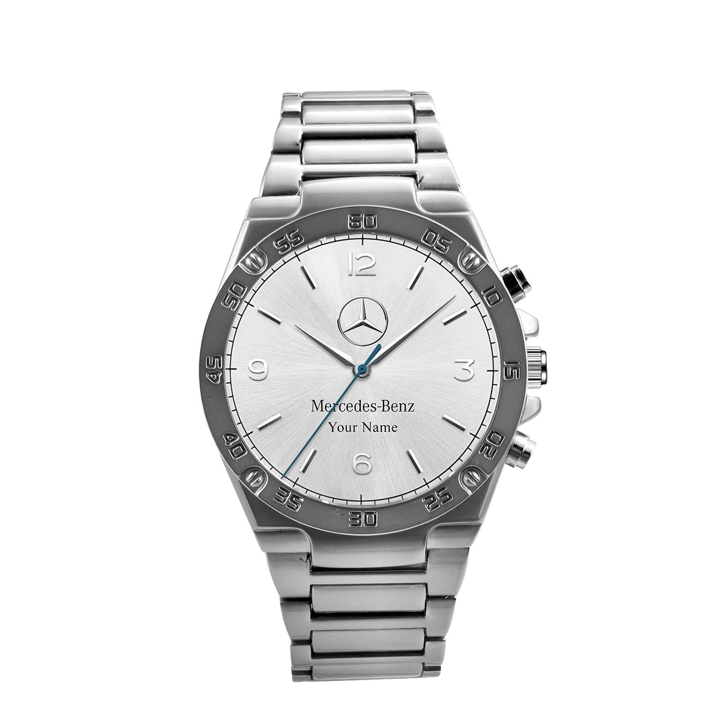 Personalized Merc Montblanc Luxury Dial Steel Watch Q280404