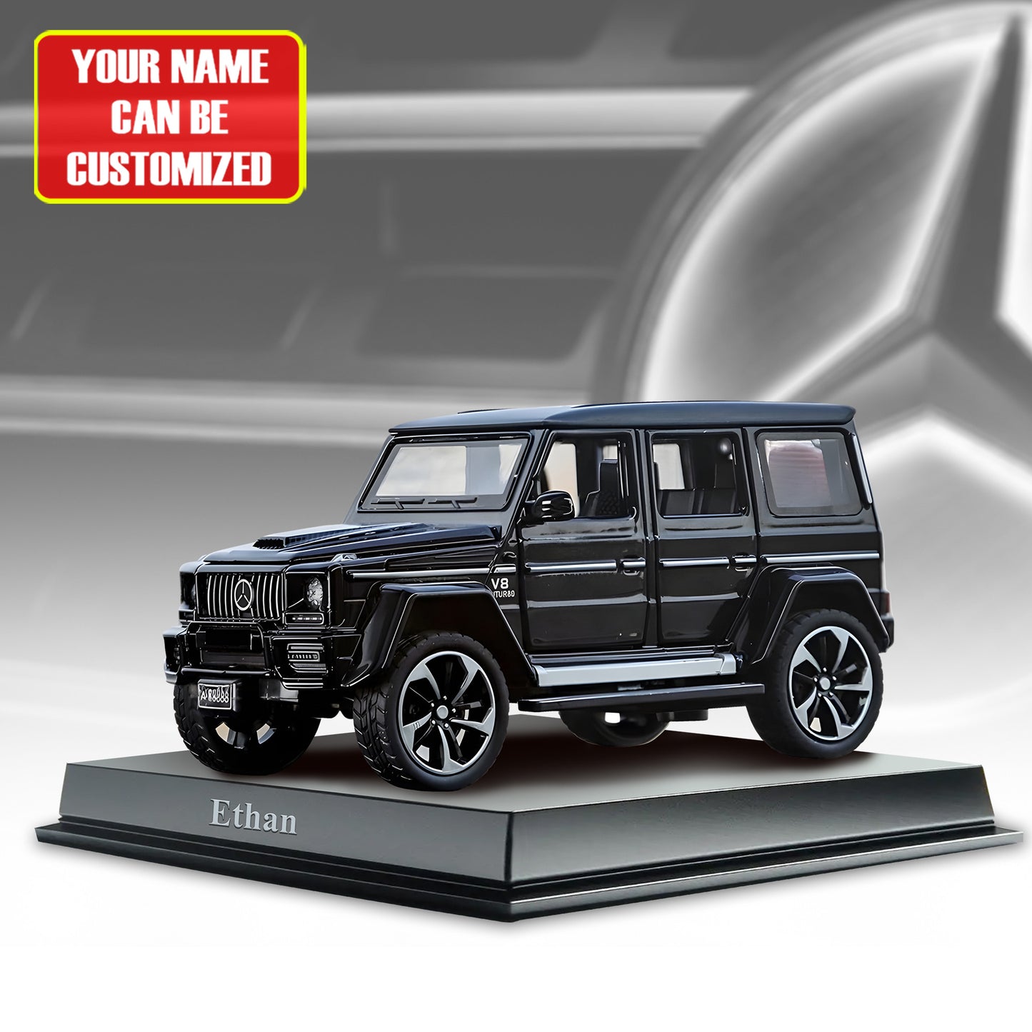 Luxury Car - Personalized Merc Custom Shaped Acrylic Plaque