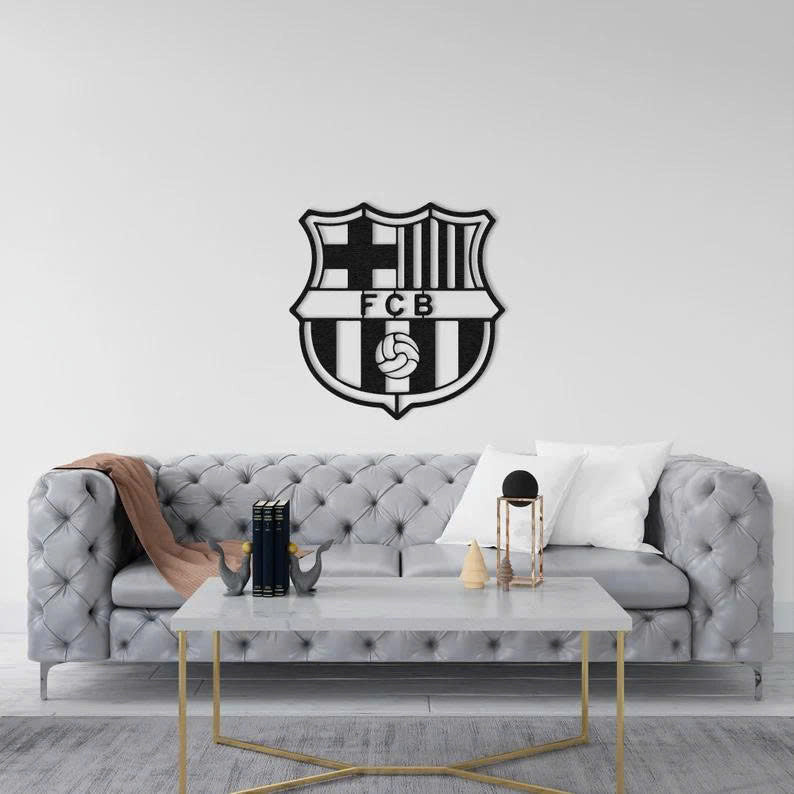 Barca Metal Wall Art, Metal Wall Home Decor , FCB Football Team