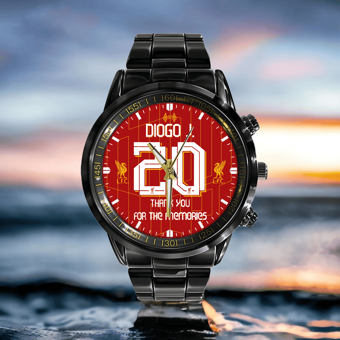 Liverpool Diogo J Luxury Stainless Steel Watch