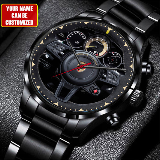 Personalized Pors Cayenne Cockpit Luxury Stainless Steel Watch