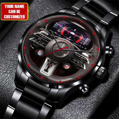 Personalized Merc AMG Cockpit Luxury Stainless Steel Watch V3