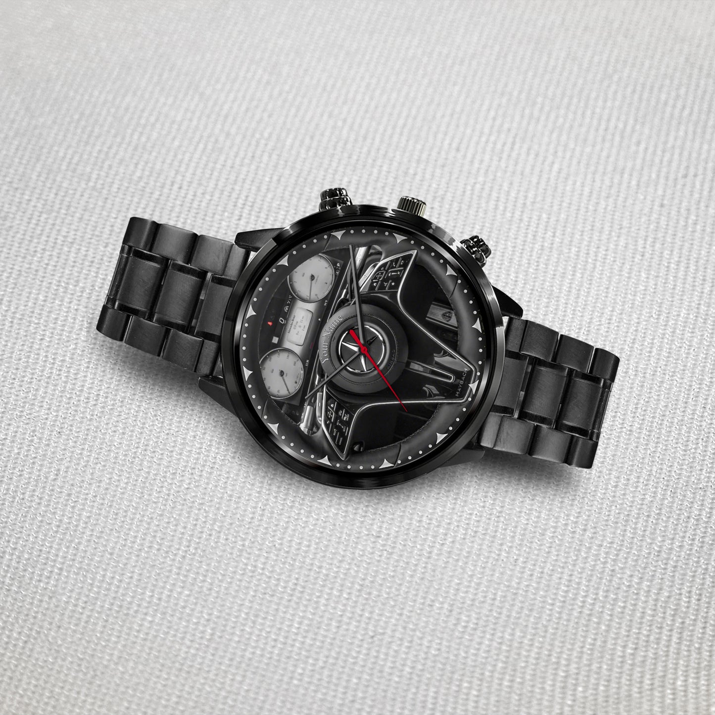 Personalized Merc MB Cockpit Luxury Stainless Steel Watch