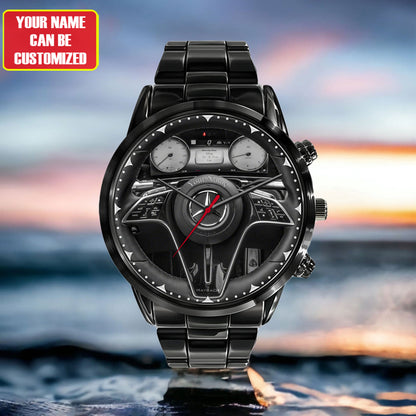 Personalized Merc MB Cockpit Luxury Stainless Steel Watch