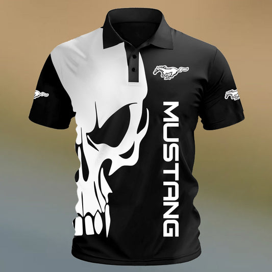 F Mustang 3D Full Printing Shirt , Zipper Polo, Hoodie , Short , Polo , hawaii