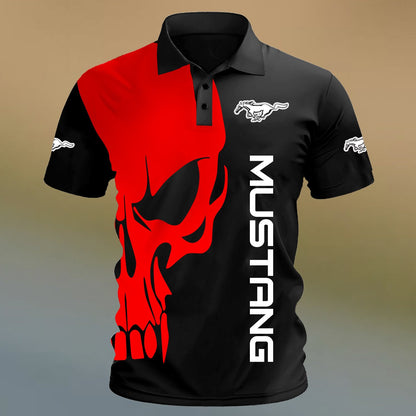 F Mustang 3D Full Printing Shirt , Zipper Polo, Hoodie , Short , Polo , hawaii