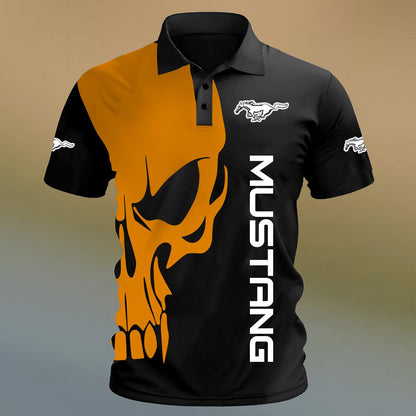 F Mustang 3D Full Printing Shirt , Zipper Polo, Hoodie , Short , Polo , hawaii