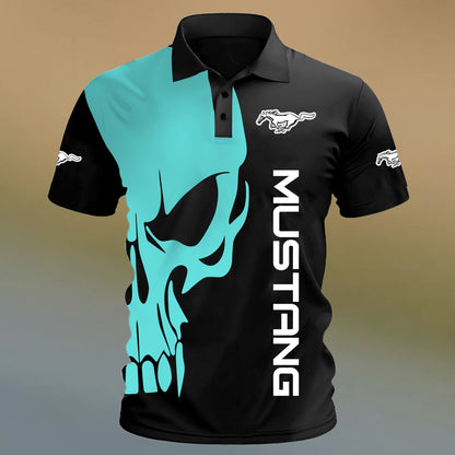 F Mustang 3D Full Printing Shirt , Zipper Polo, Hoodie , Short , Polo , hawaii
