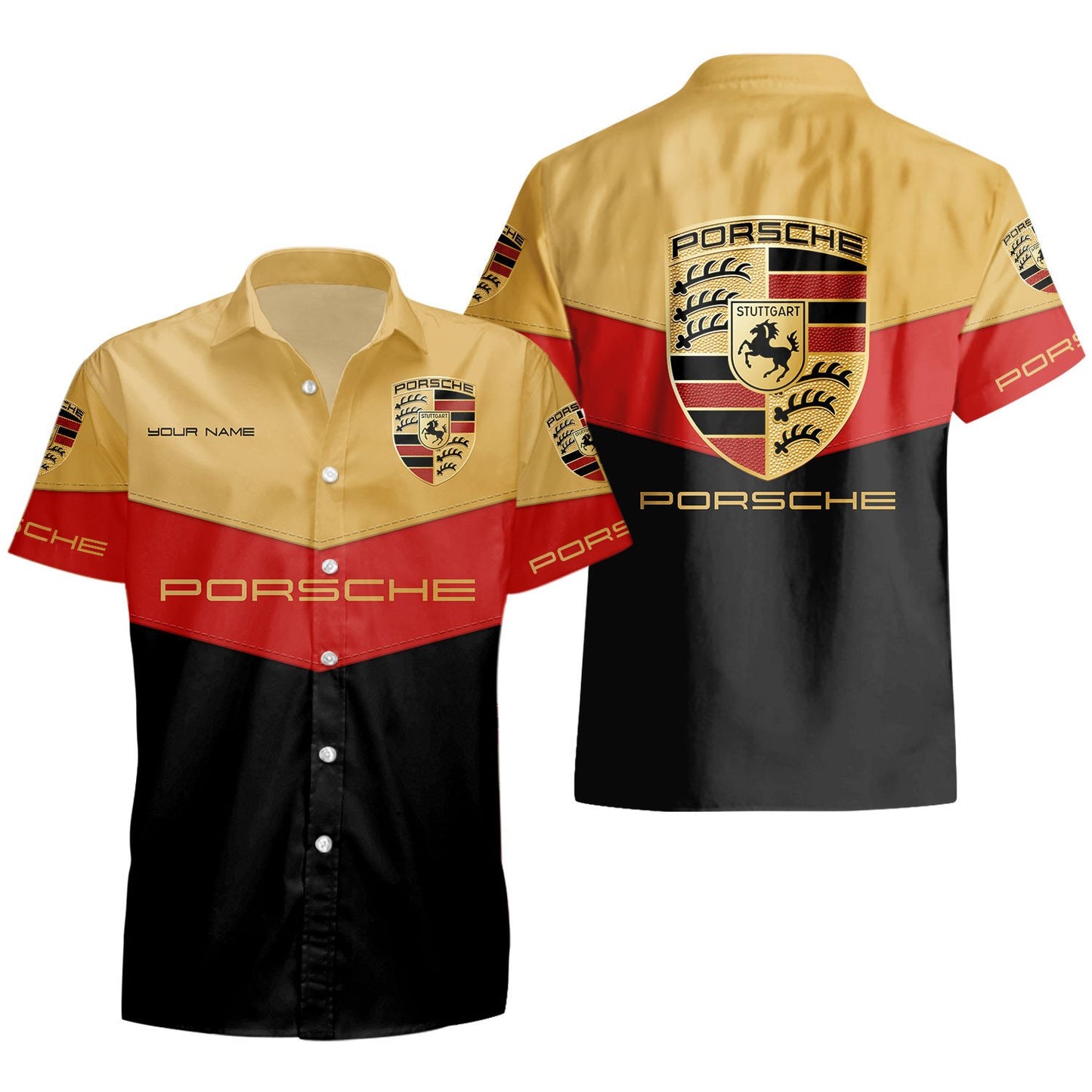 Personalized Pors Luxury Hawaii Shirt Beach Short