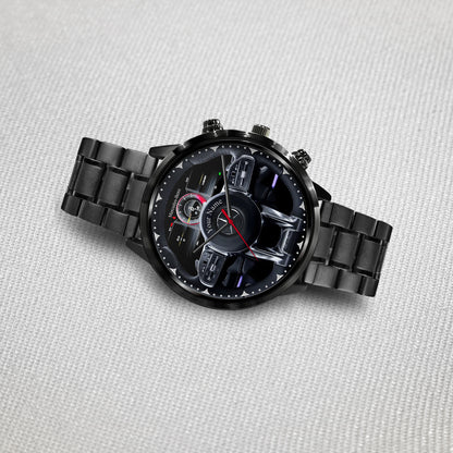 Personalized Merc Wagon Cockpit Luxury Stainless Steel Watch