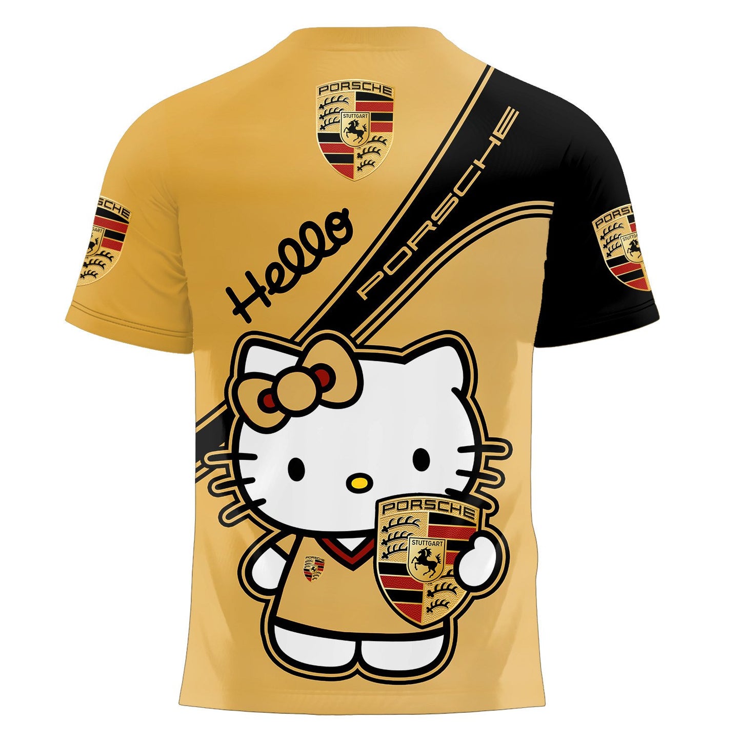 Personalized Hello Porsche All Over Printed Premium Shirt