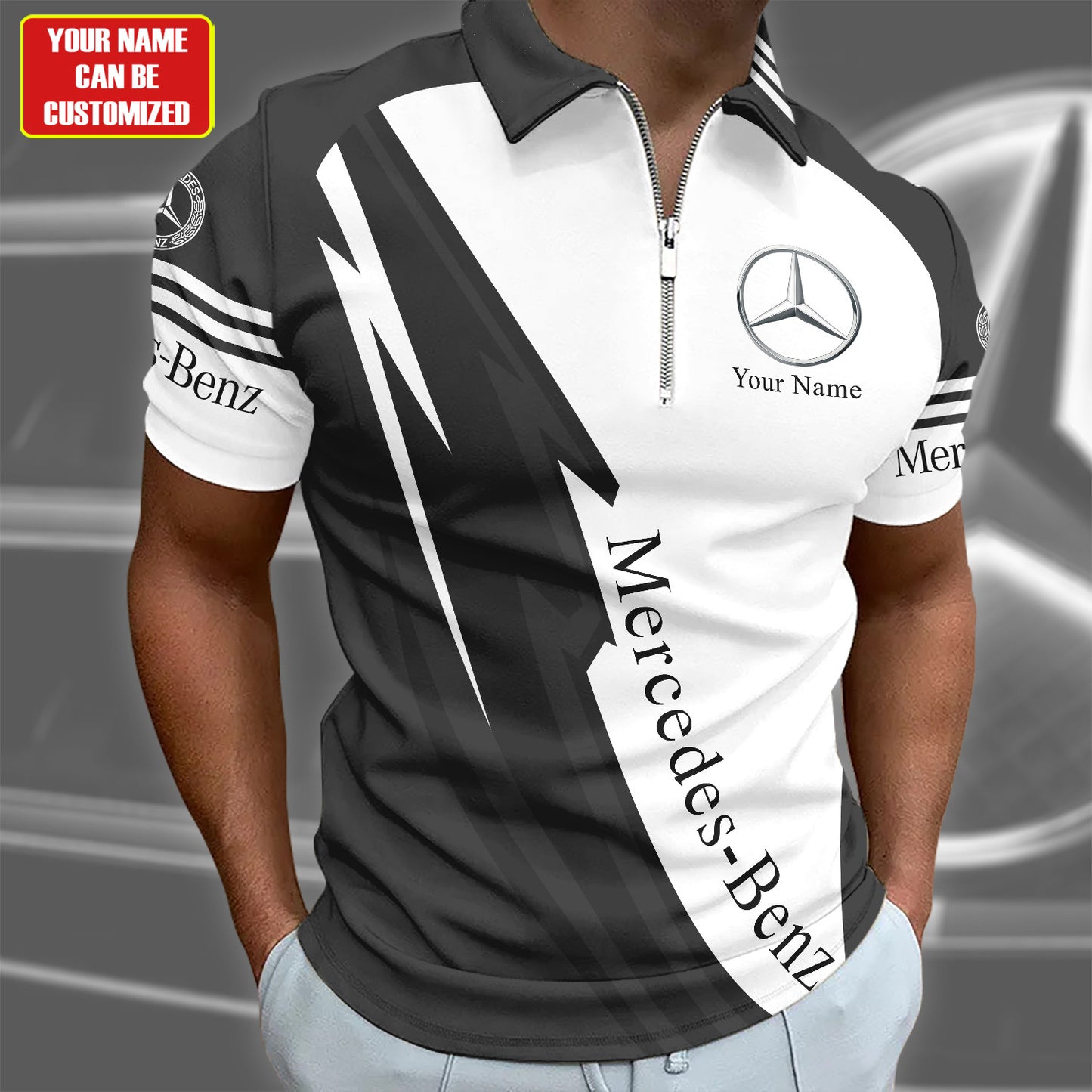 Personalized Merc Sport 3D Full Printing Shirt , Zipper Polo, Hoodie , Short , Polo , hawaii