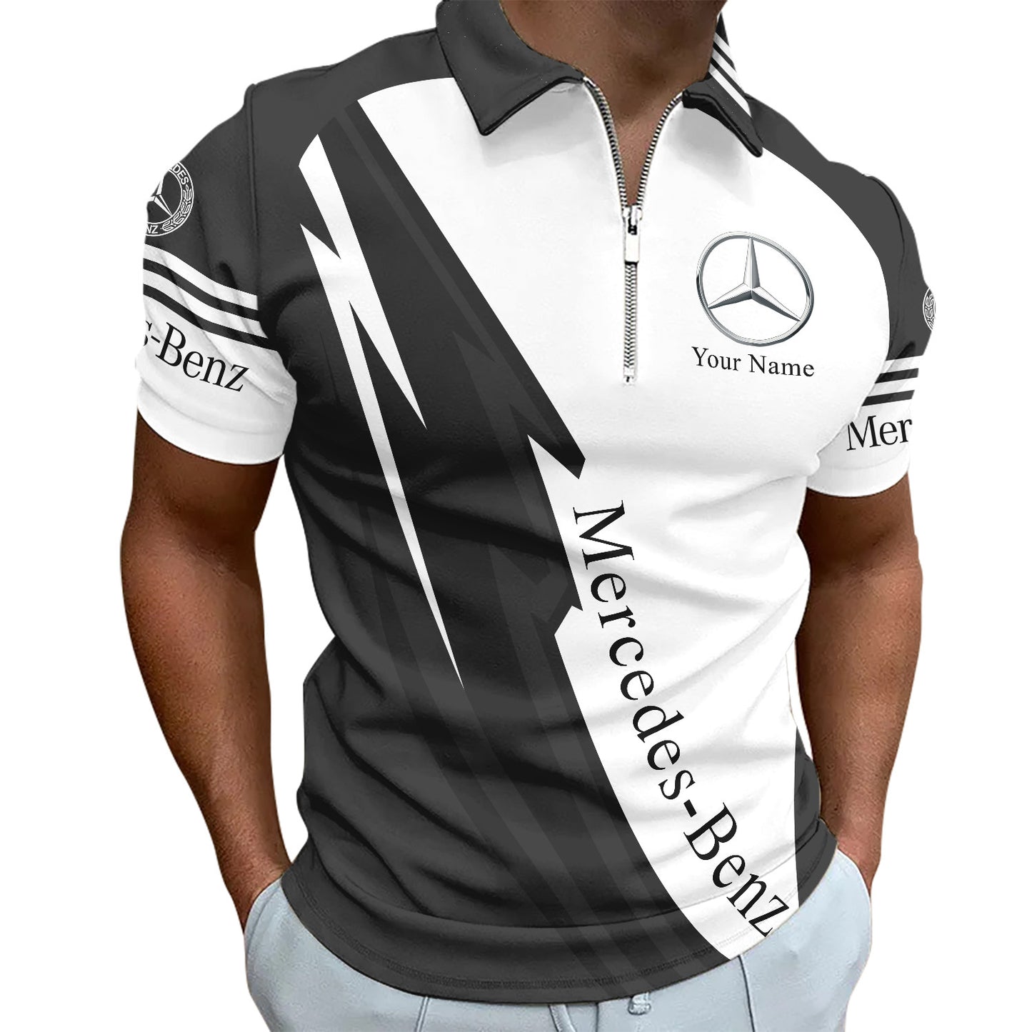 Personalized Merc Sport 3D Full Printing Shirt , Zipper Polo, Hoodie , Short , Polo , hawaii
